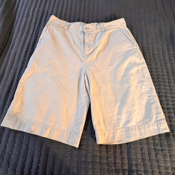 Polo Ralph Lauren Shorts Boys Size 20 Beige Khaki Flat Front School Uniform - Picture 1 of 16